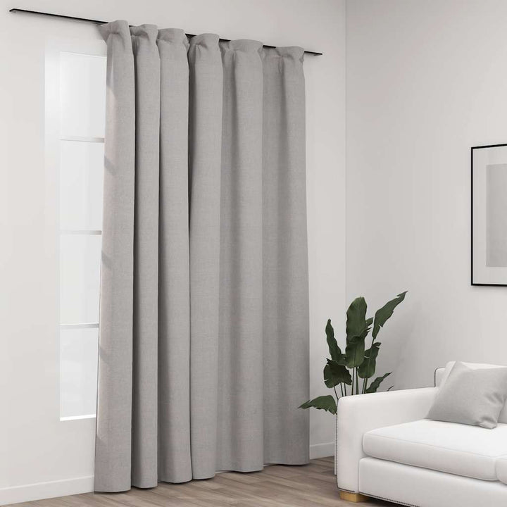 Draperii Opace, Aspect De In, , 290 X 245 Cm, Cu Cârlige