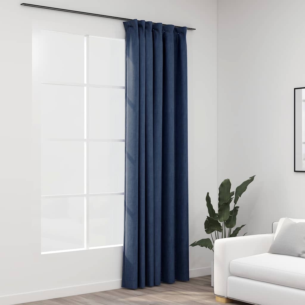 Draperii Opace, Aspect De In, , 290 X 245 Cm, Cu Cârlige