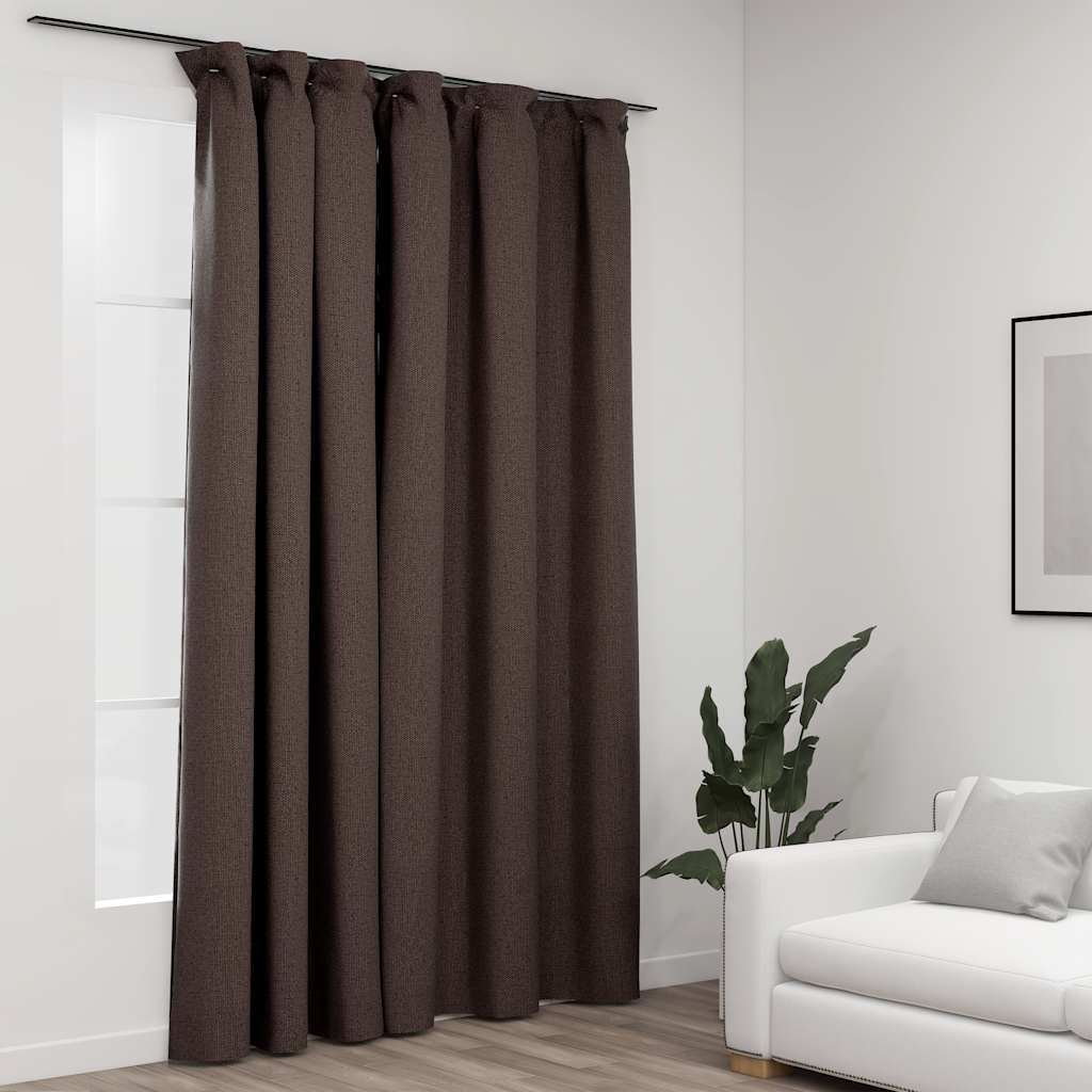 Draperii Opace, Aspect De In, , 290 X 245 Cm, Cu Cârlige