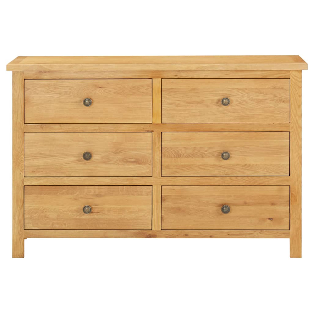 Dulap Cu Sertare, 105 X 33,5 X 73 Cm, Lemn Masiv Stejar
