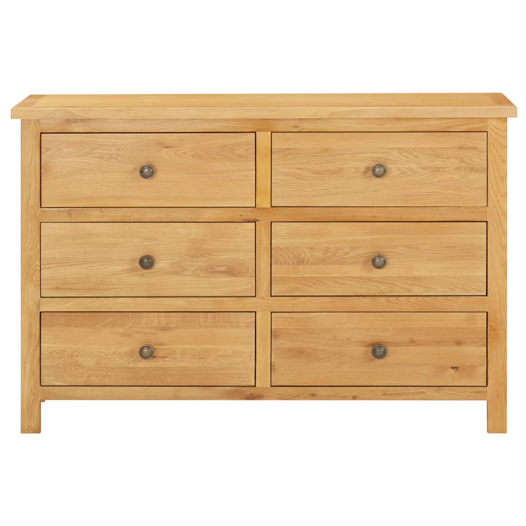 Dulap Cu Sertare, 105 X 33,5 X 73 Cm, Lemn Masiv Stejar