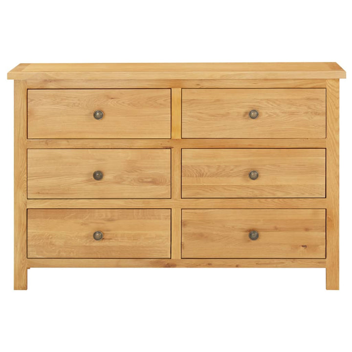 Dulap Cu Sertare, 105 X 33,5 X 73 Cm, Lemn Masiv Stejar