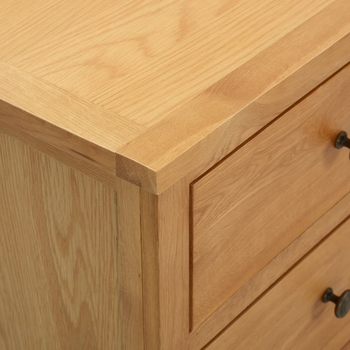 Dulap Cu Sertare, 105 X 33,5 X 73 Cm, Lemn Masiv Stejar