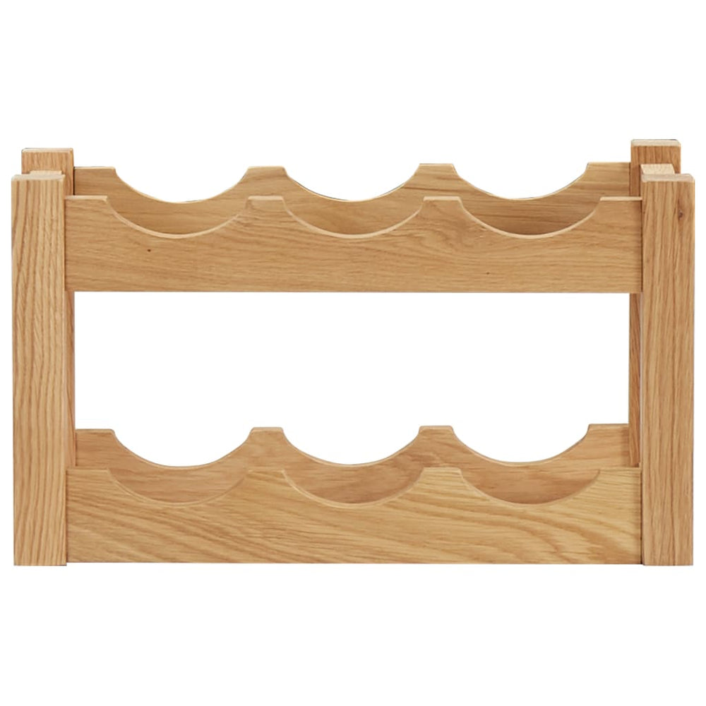 Suport 6 Sticle De Vin, 37 X 21 X 21, Lemn Masiv De Stejar