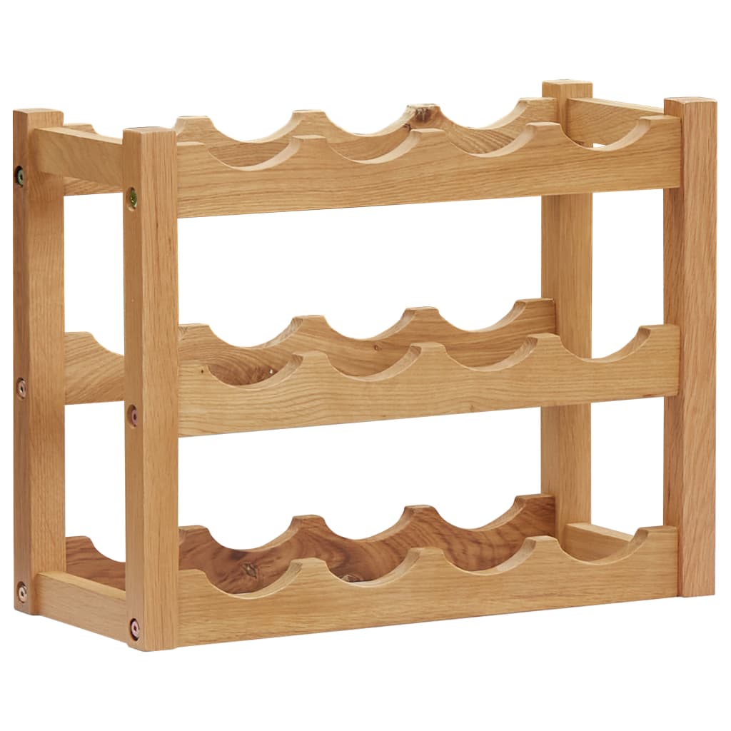 Suport 6 Sticle De Vin, 37 X 21 X 21, Lemn Masiv De Stejar