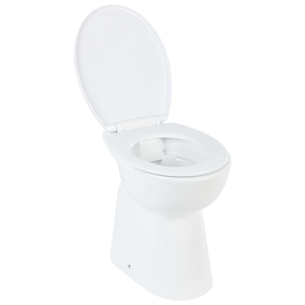 Vas Wc Fără Ramă, Închidere Silențioasă, + 7 Cm, , Ceramică