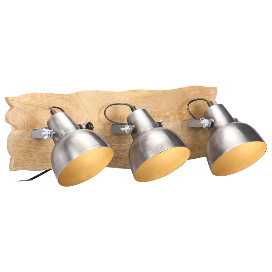 Lampă De Perete Industrială 68X23 Cm Lemn Mango E27