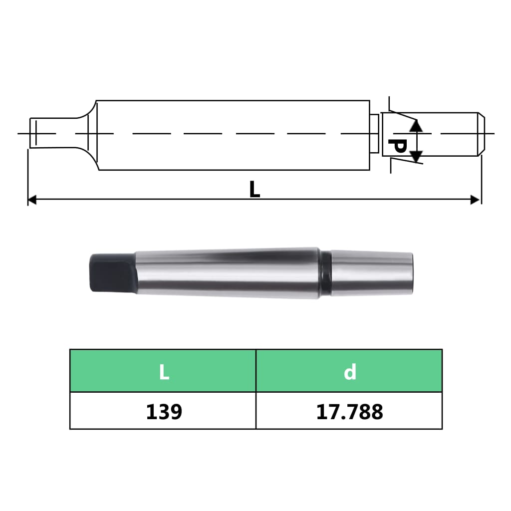 Mandrină Cu Eliberare Rapidă Mt2-B18, Prindere De 16 Mm