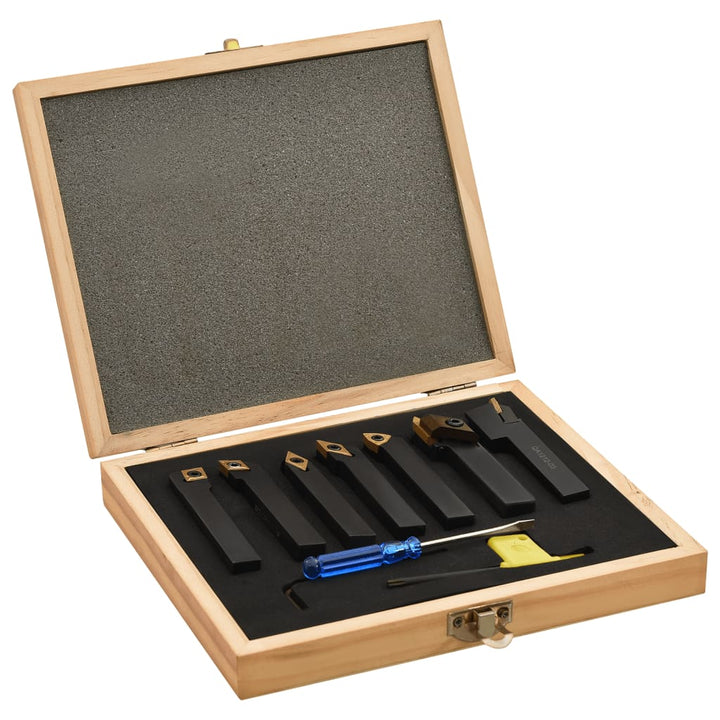 Set Unelte De Strunjire Indexabile, 12 Piese, , 100 Mm
