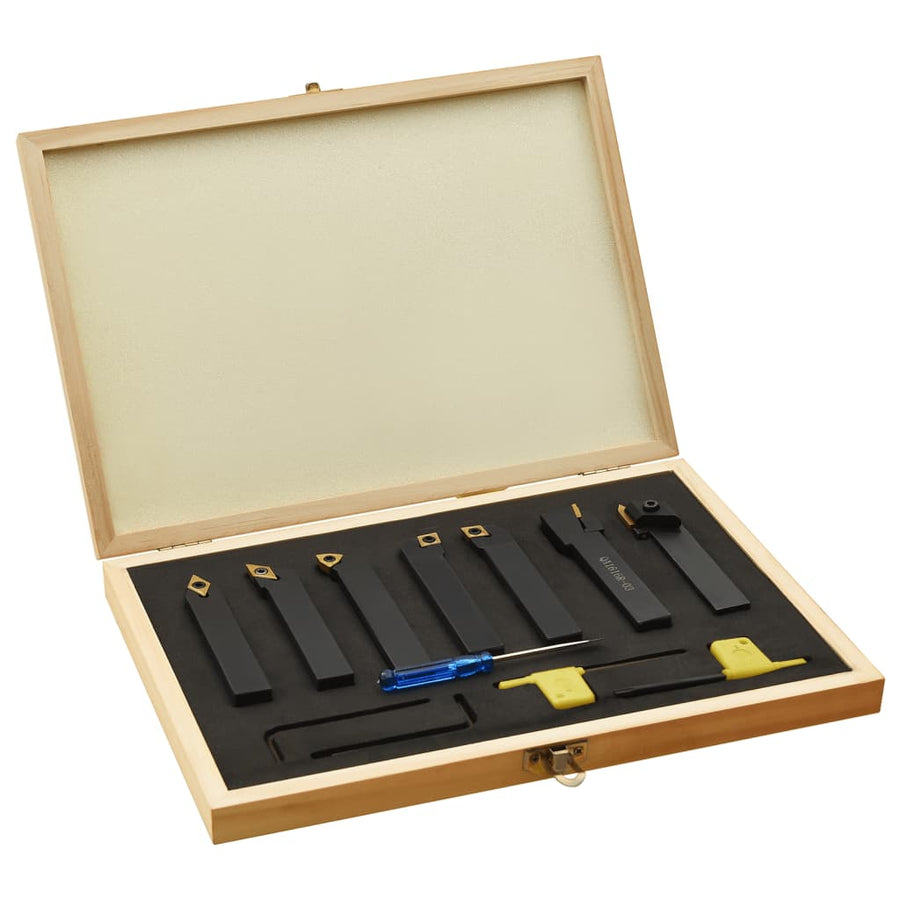 Set Unelte De Strunjire Indexabile, 12 Piese, , 100 Mm