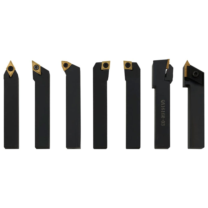 Set Unelte De Strunjire Indexabile, 12 Piese, , 100 Mm