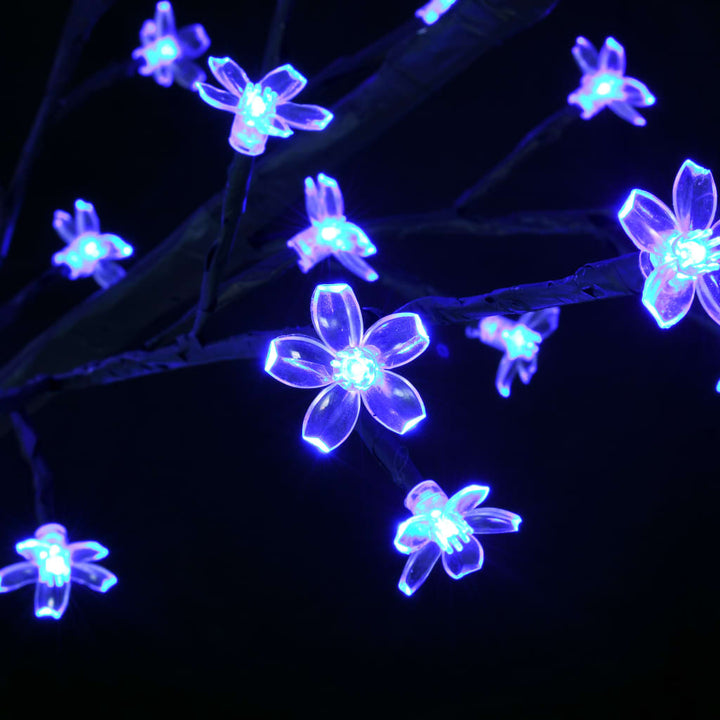 Pom Crăciun, 2000 Led-Uri Lumină Albastră Flori De Cireș