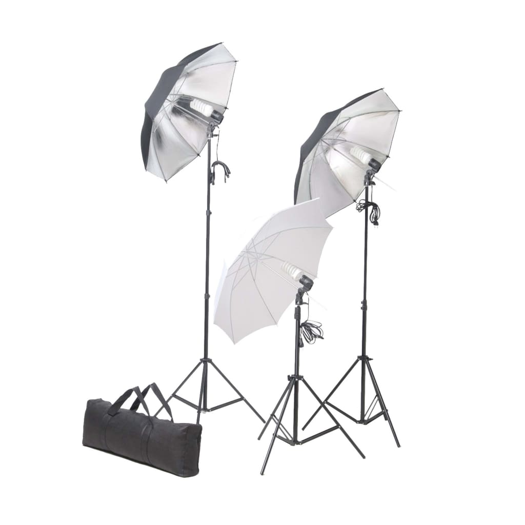 Kit Studio Foto Cu Set De Lumini Și Fundal