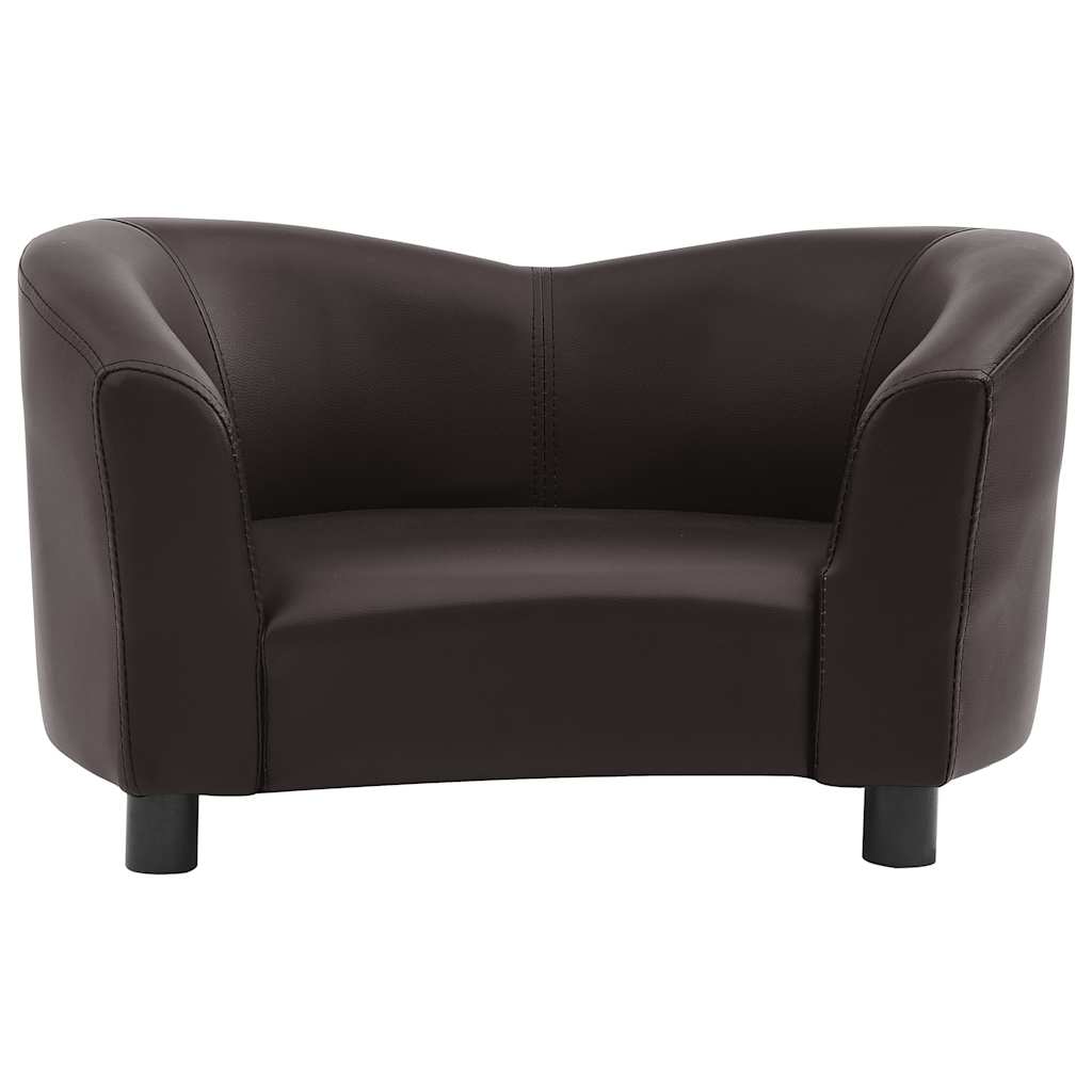 Canapea Pentru Câini, , 67X41X39 Cm, Piele Ecologică