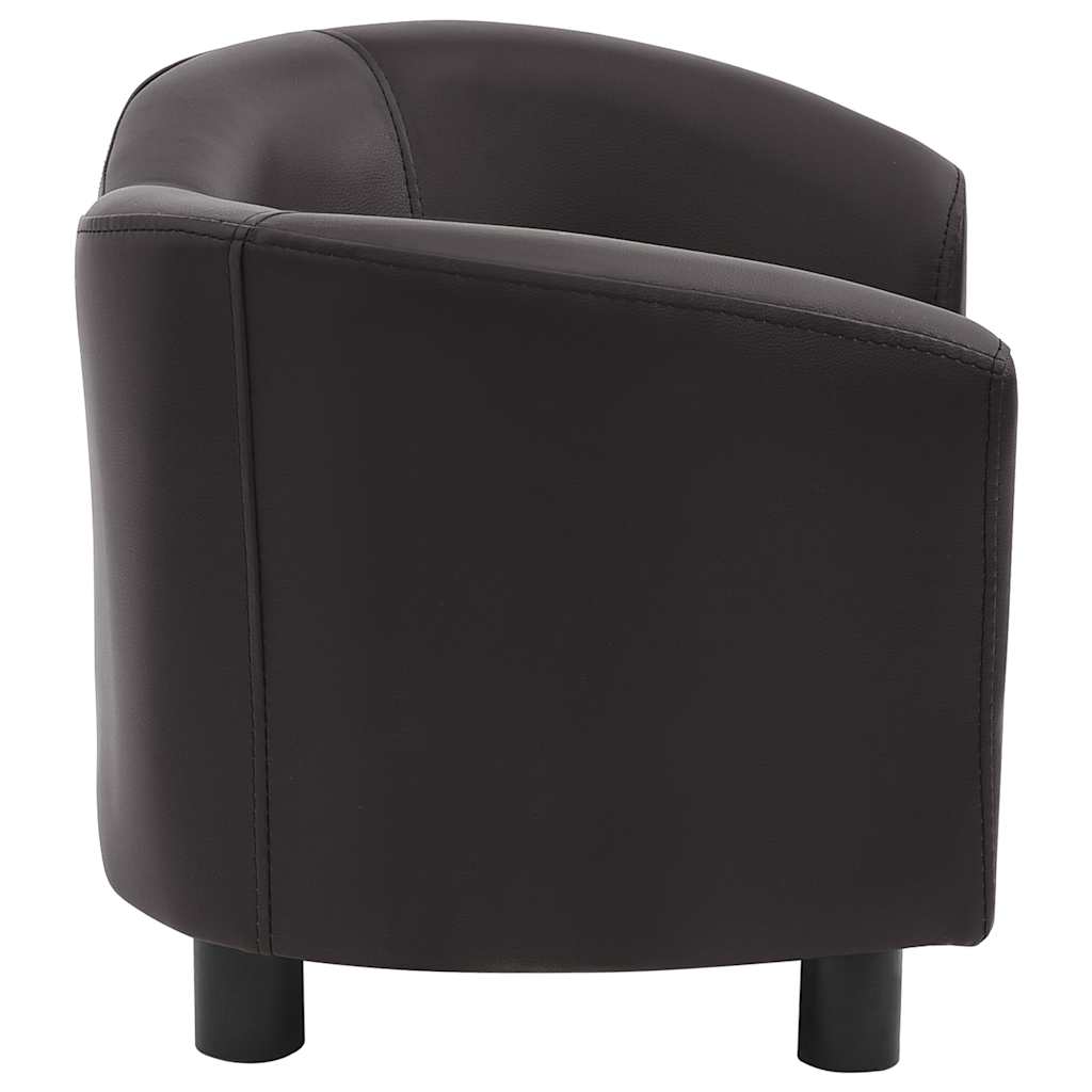 Canapea Pentru Câini, , 67X41X39 Cm, Piele Ecologică