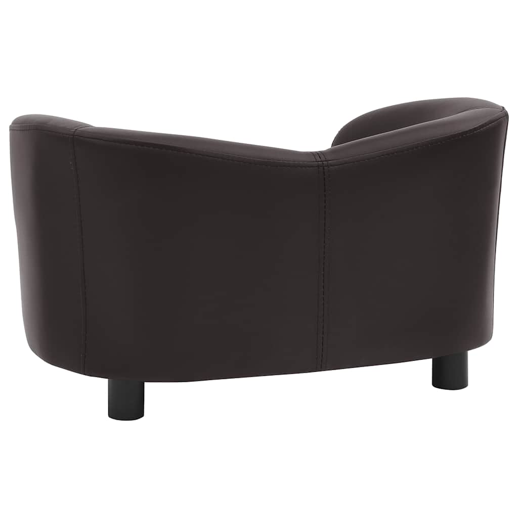Canapea Pentru Câini, , 67X41X39 Cm, Piele Ecologică