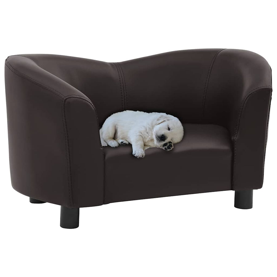 Canapea Pentru Câini, , 67X41X39 Cm, Piele Ecologică