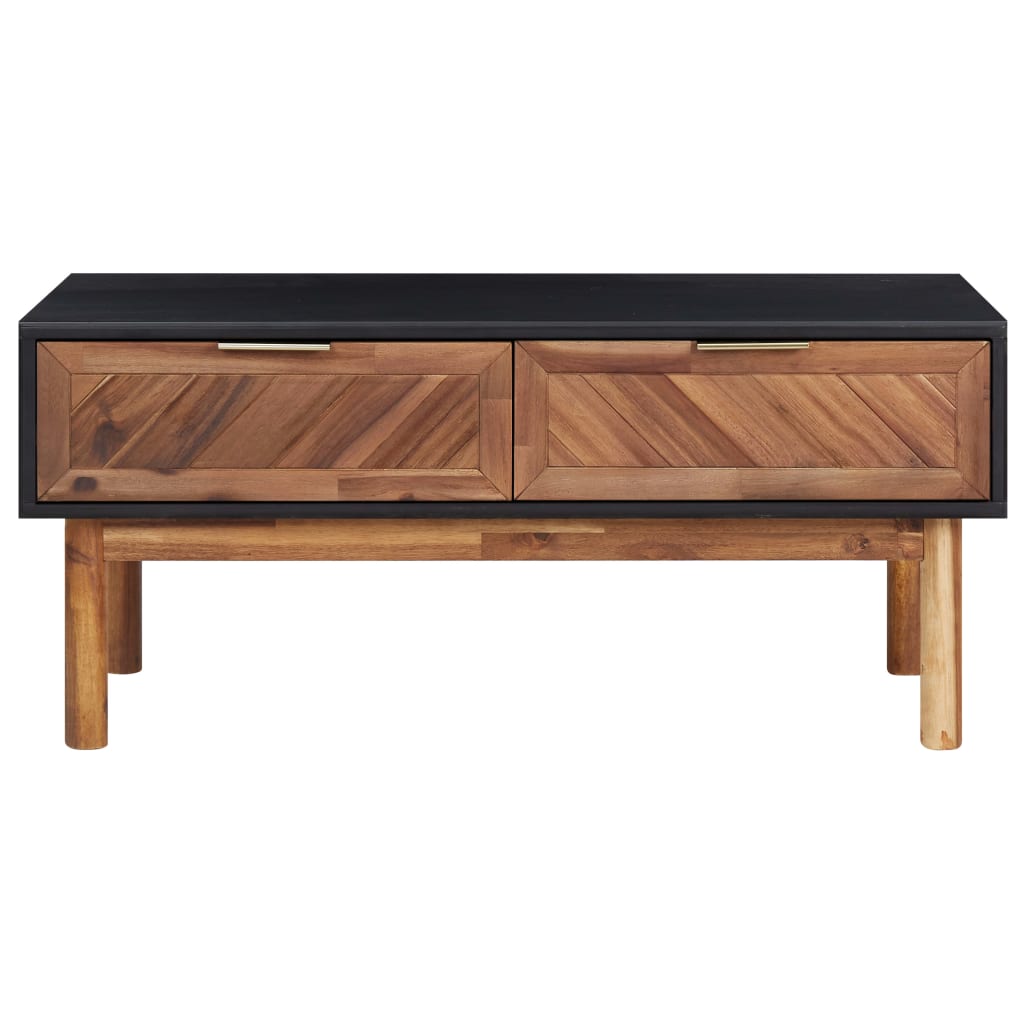 Măsuță De Cafea, 90X50X40 Cm, Lemn Masiv De Acacia Și Mdf