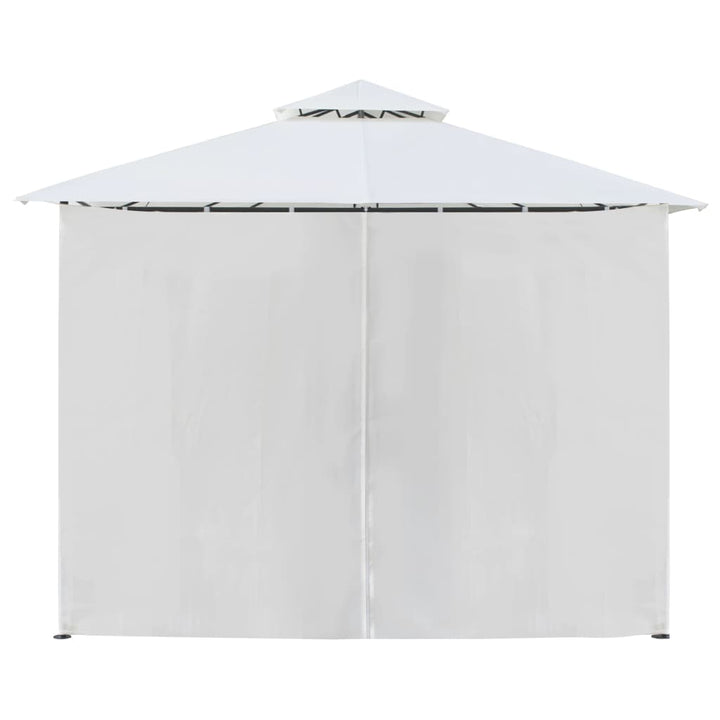 Pavilion Cu Perdele, Alb, 600 X 298 X 270 Cm, 180G/M²