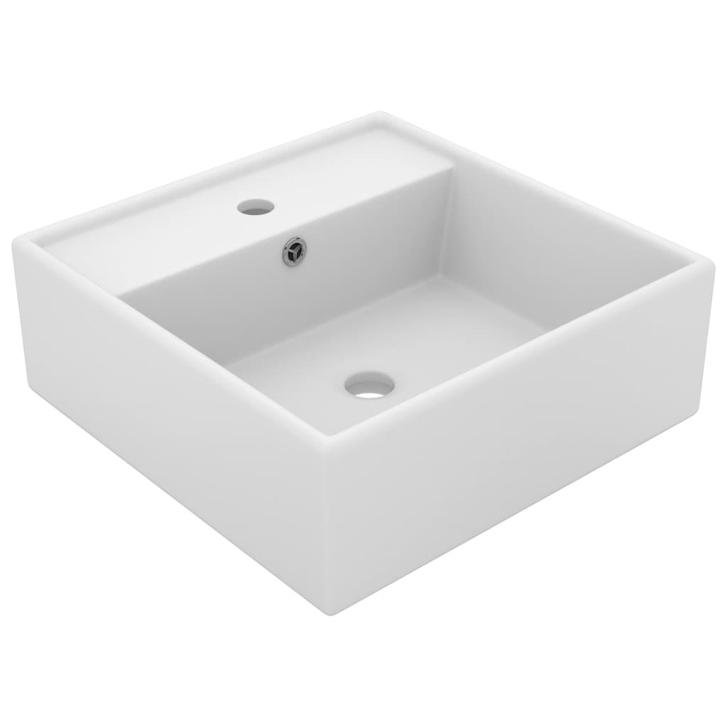 Chiuvetă Lux Preaplin Verde Mat 41X41 Cm Ceramică Pătrat