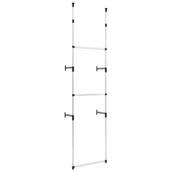 Sistem De Șifonier Telescopic Cu Bare, Aluminiu