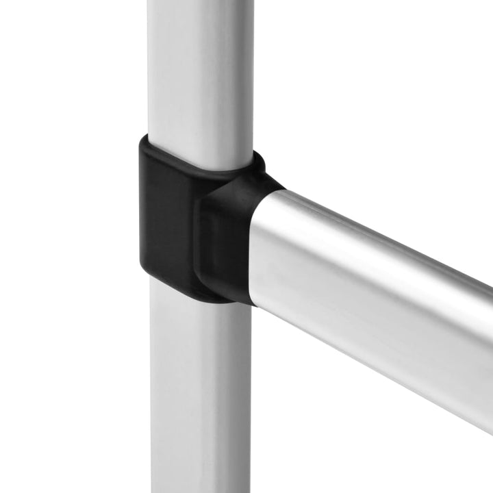 Sistem De Șifonier Telescopic Cu Bare, Aluminiu