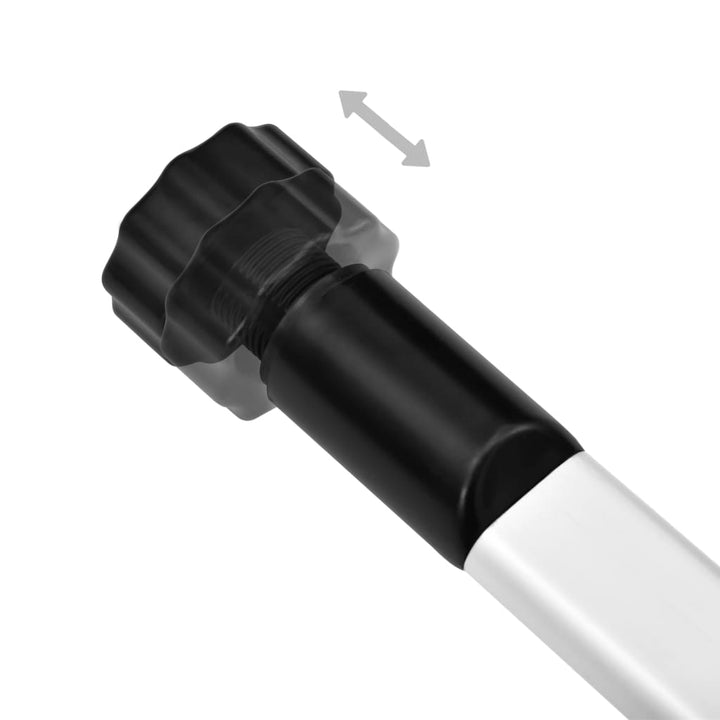 Sistem De Șifonier Telescopic Cu Bare, Aluminiu