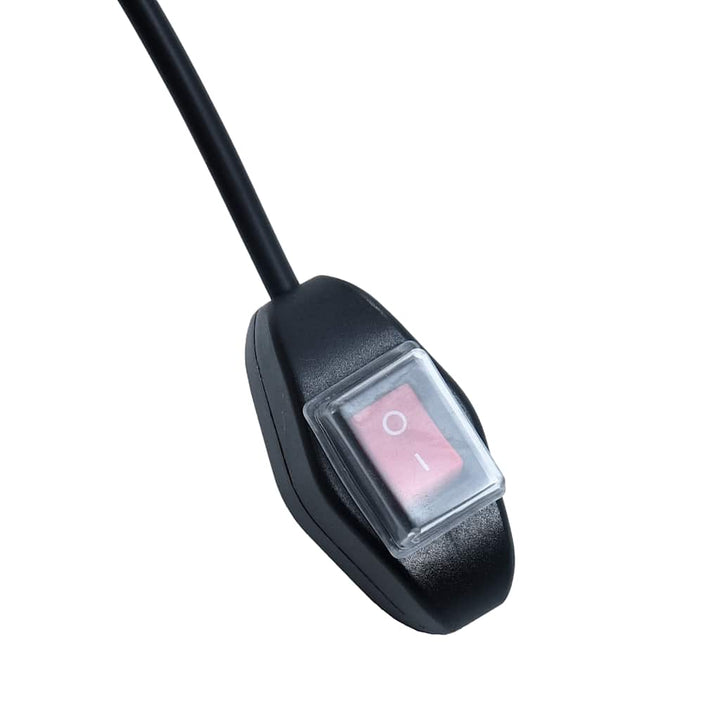 Copertină Retractabilă Manual Cu Led, Albastru/Alb, 450X300 Cm