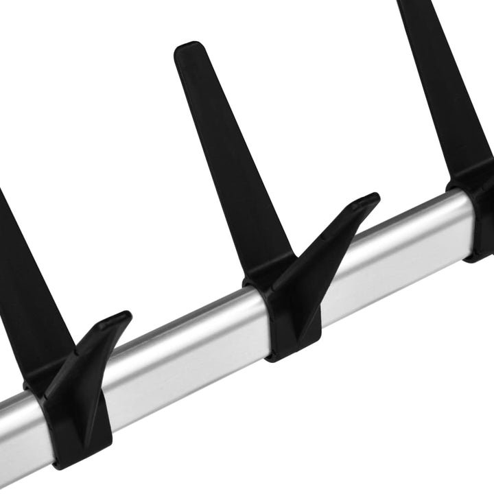 Sistem Șifonier Telescopic, Cu Bare Și Raft, Aluminiu