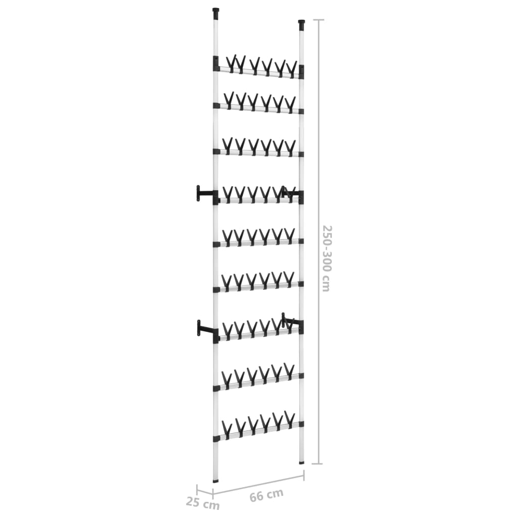 Sistem Telescopic Pentru Încălțăminte, Cu Bare, Aluminiu
