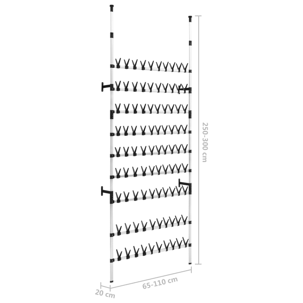 Sistem Telescopic Pentru Încălțăminte, Cu Bare, Aluminiu