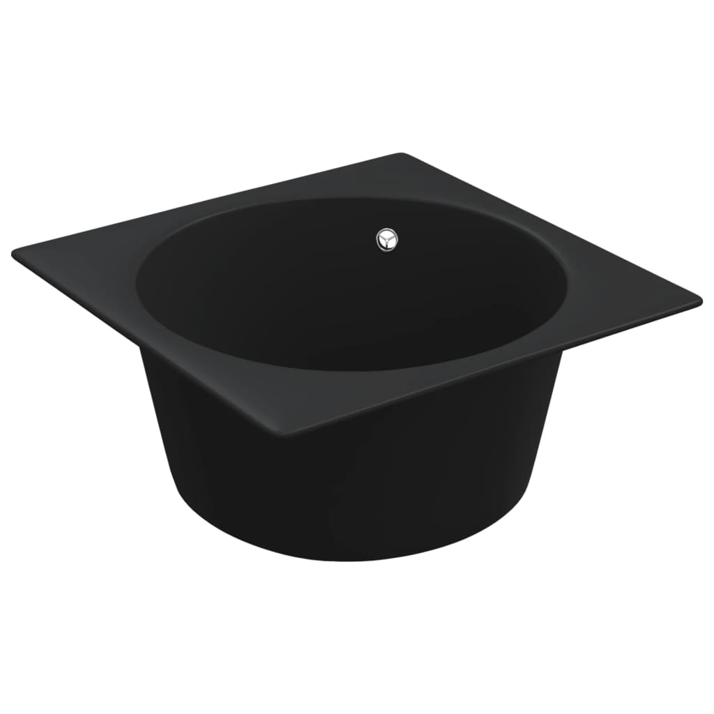 Chiuvetă De Bucătărie Cu Orificiu De Preaplin, , Granit
