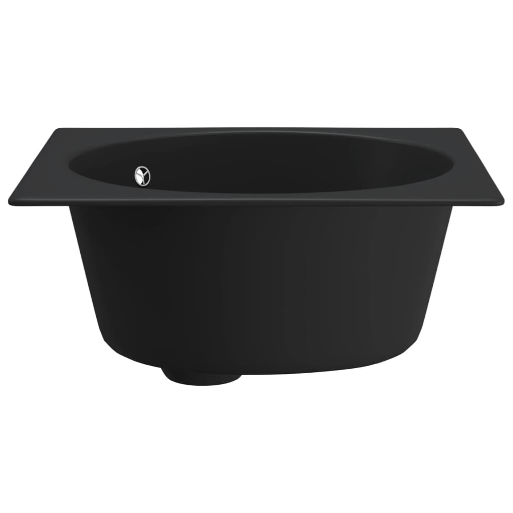 Chiuvetă De Bucătărie Cu Orificiu De Preaplin, , Granit