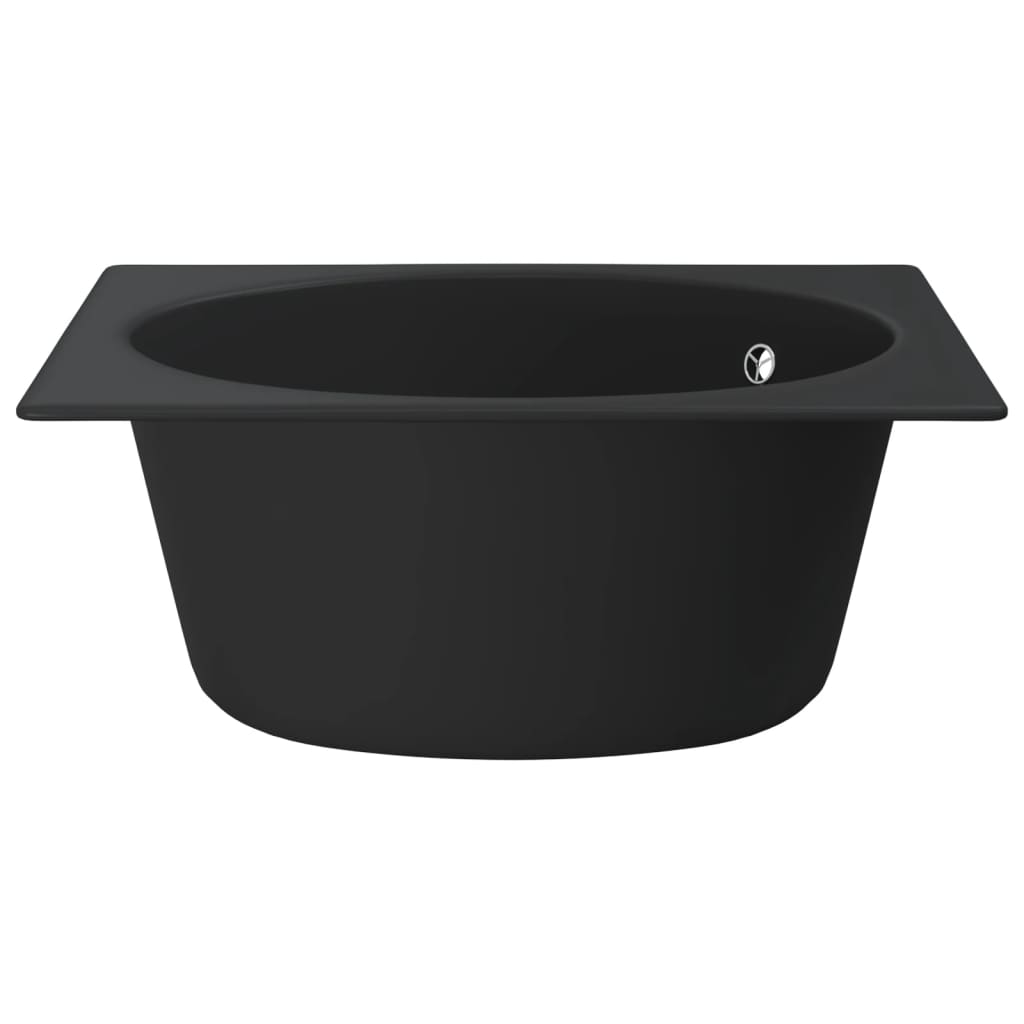 Chiuvetă De Bucătărie Cu Orificiu De Preaplin, , Granit