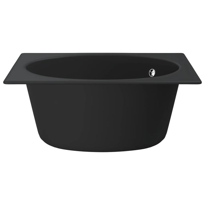 Chiuvetă De Bucătărie Cu Orificiu De Preaplin, , Granit