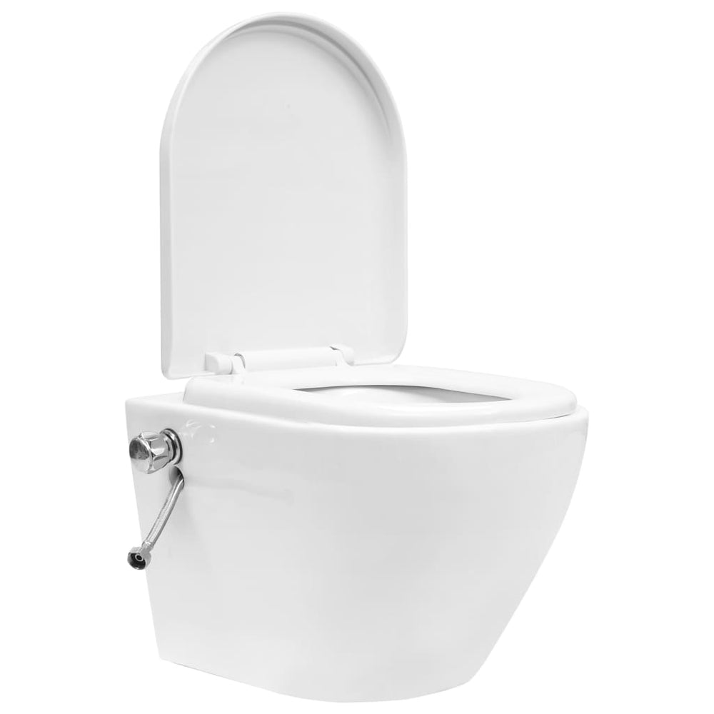 Vas De Toaletă Suspendat Cu Rezervor Încastrat, , Ceramică