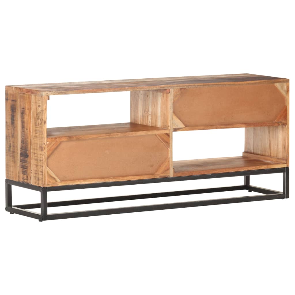 Comodă Tv, 120X30X50 Cm, Lemn De Acacia Nefinisat