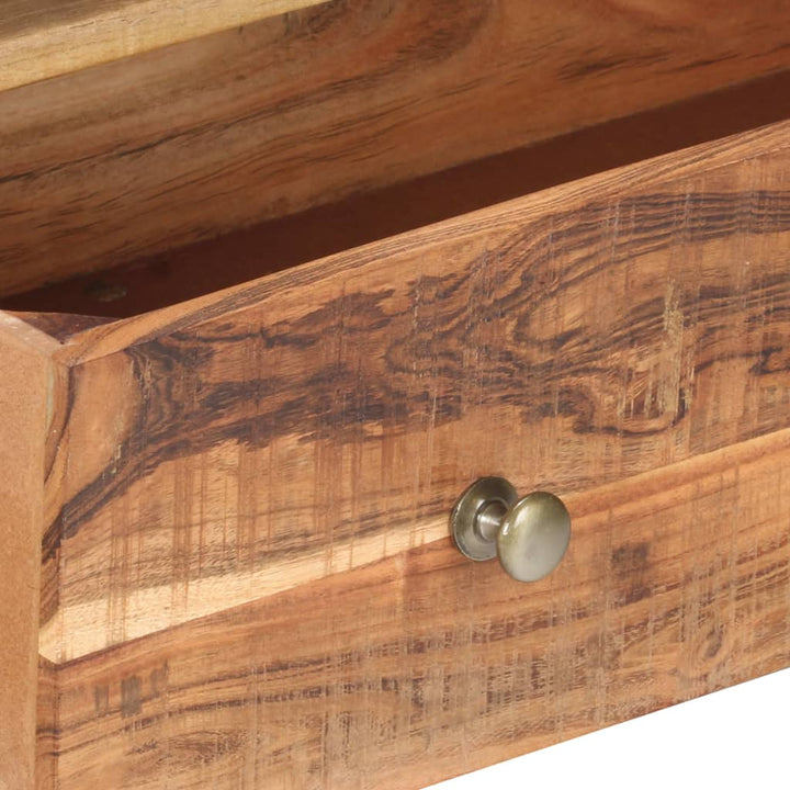 Comodă Tv, 120X30X50 Cm, Lemn De Acacia Nefinisat