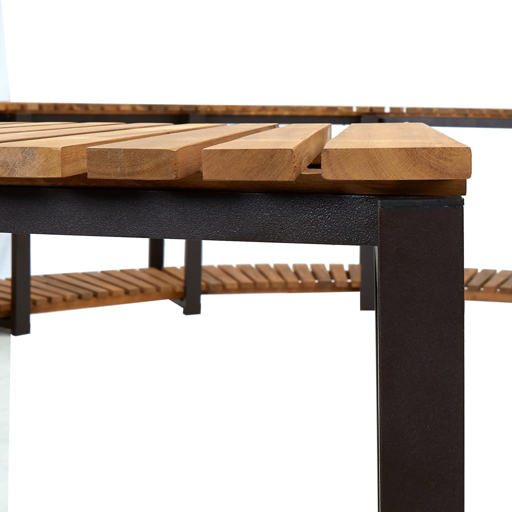 Mobilier De Împrejmuire Spa, 273X53 Cm, Lemn Masiv De Acacia