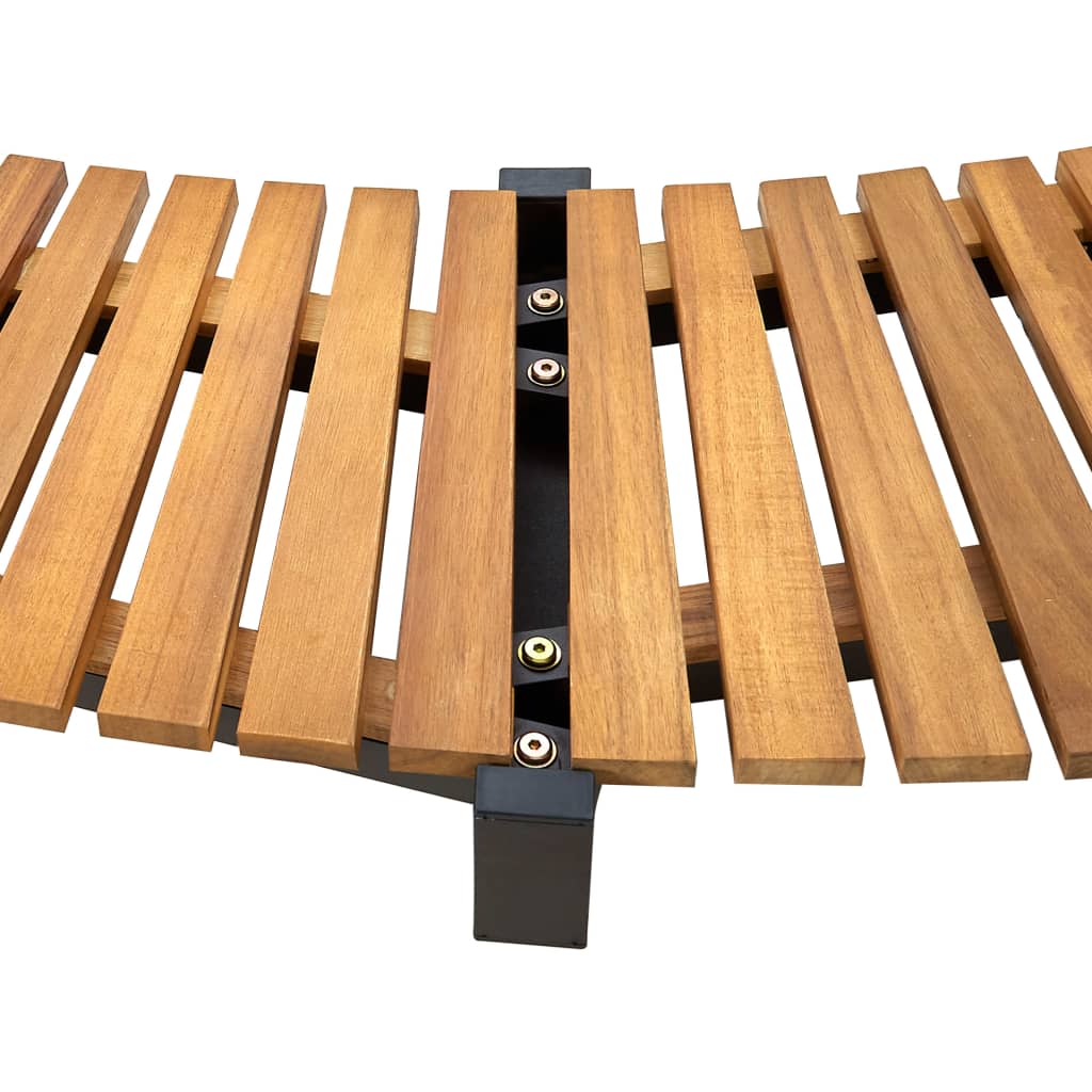 Mobilier De Împrejmuire Spa, 273X53 Cm, Lemn Masiv De Acacia