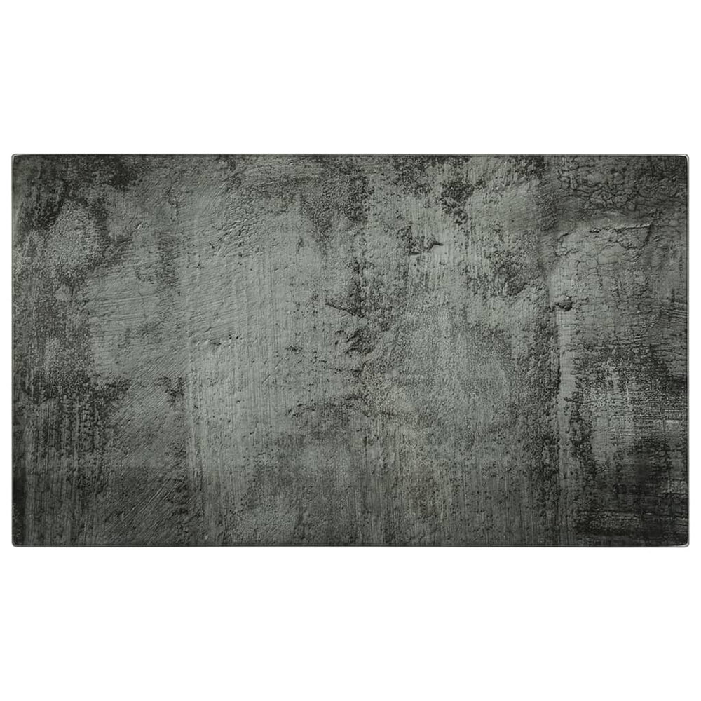 Plăci De Tocat, 2 Buc., Sticlă Securizată, Model De Beton