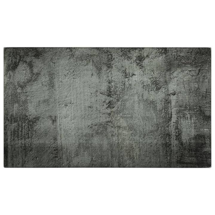 Plăci De Tocat, 2 Buc., Sticlă Securizată, Model De Beton