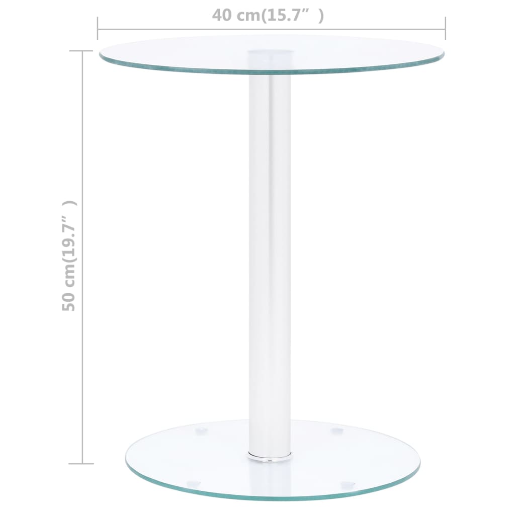 Măsuță De Cafea, , 40 Cm, Sticlă Securizată