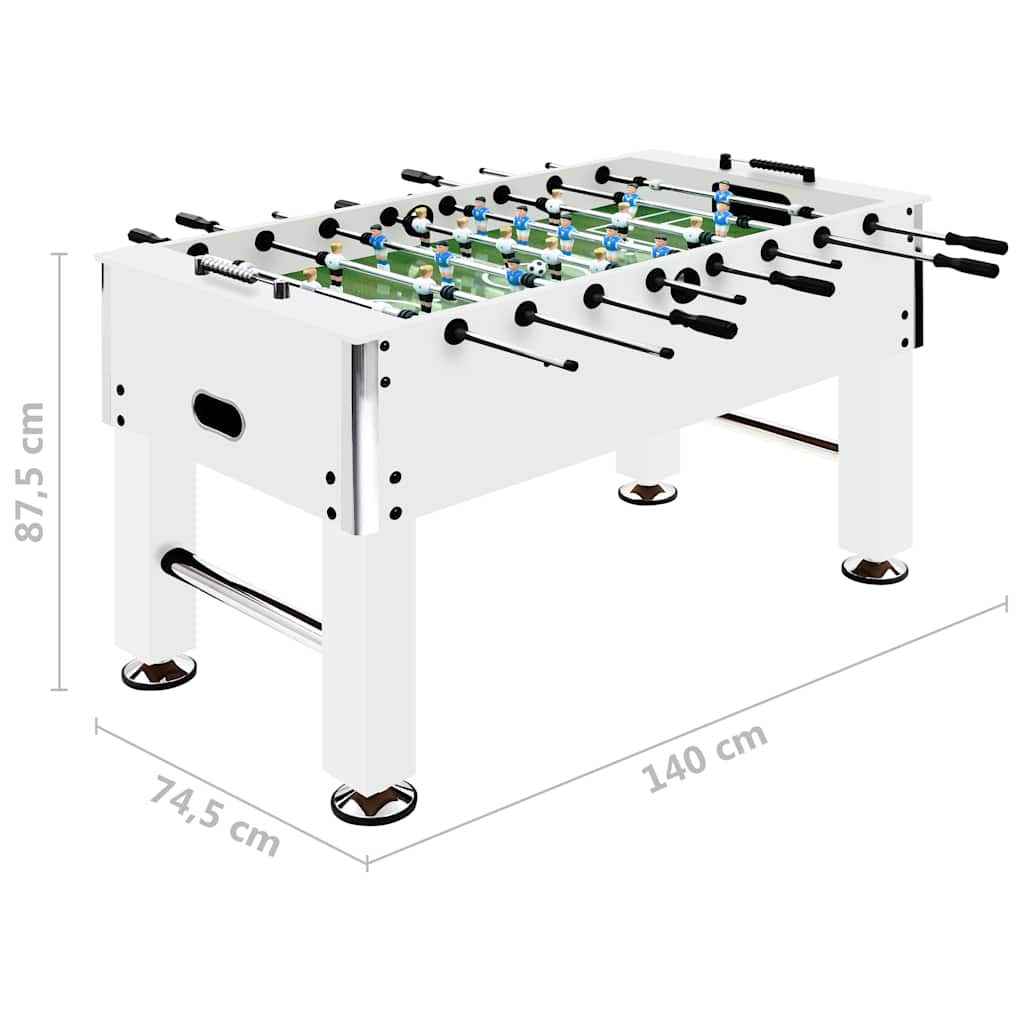 Masă De Fotbal, , 140X74,5X87,5 Cm, Oțel, 60 Kg
