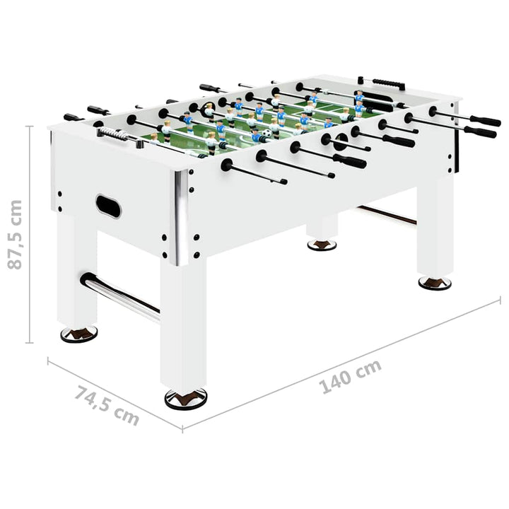 Masă De Fotbal, , 140X74,5X87,5 Cm, Oțel, 60 Kg