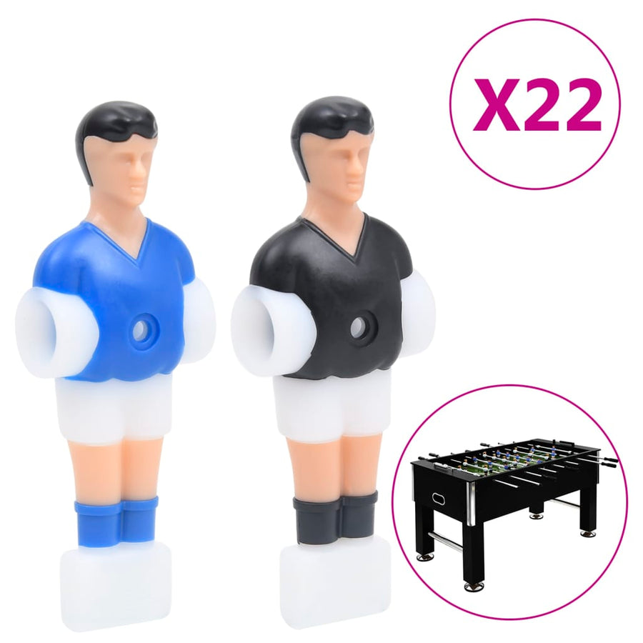 Jucători De Masă De Fotbal Pentru Tijă De 12,7 Mm, 22 Buc.