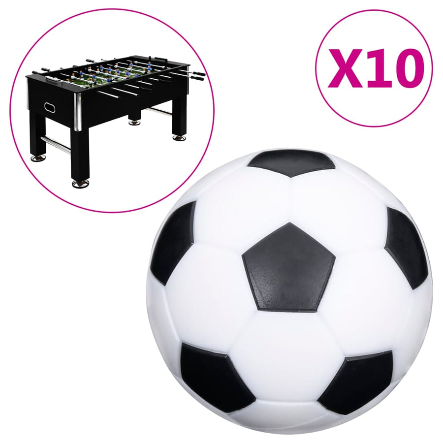 Bile Pentru Masa De Fotbal, 10 Buc., 32 Mm ,Abs