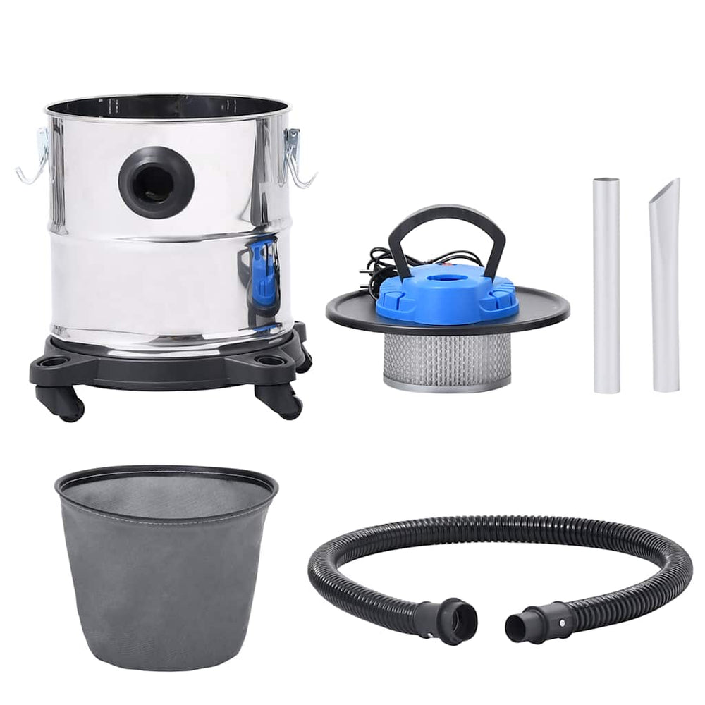 Aspirator De Cenușă Filtru Hepa, 1200 W, 20 L, Oțel Inoxidabil