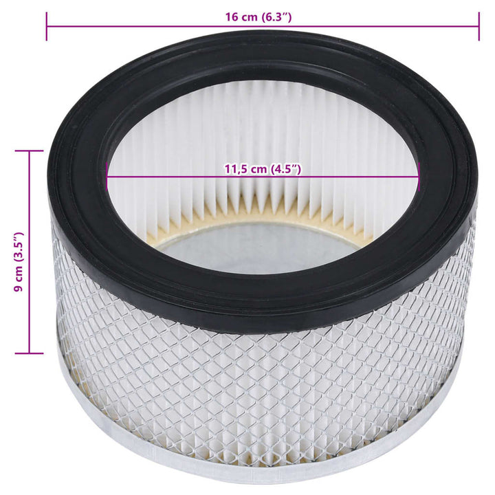 Filtre Hepa Pentru Aspirator De Cenușă, 2 Buc., Lavabile