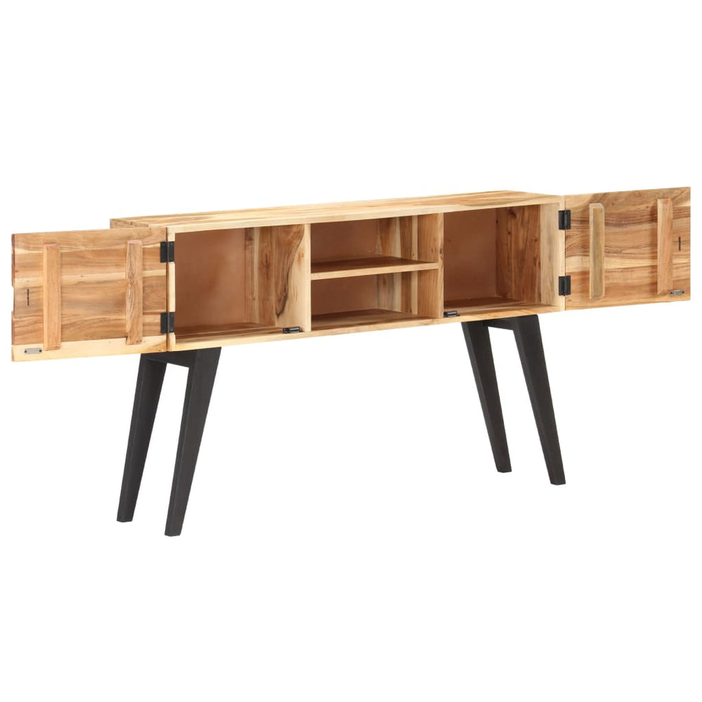Dulap, 120X30X75 Cm, Lemn Masiv De Acacia